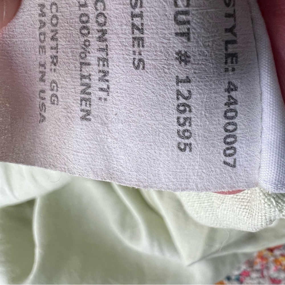 Cut Loose Tie Front Lime‎ Green Linen Midi Dress - Picture 10 of 13